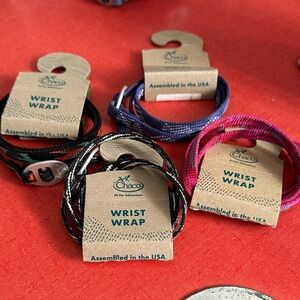 Chaco Women's Vibrant Wrist Wrap Set - Black, Blue, Pink